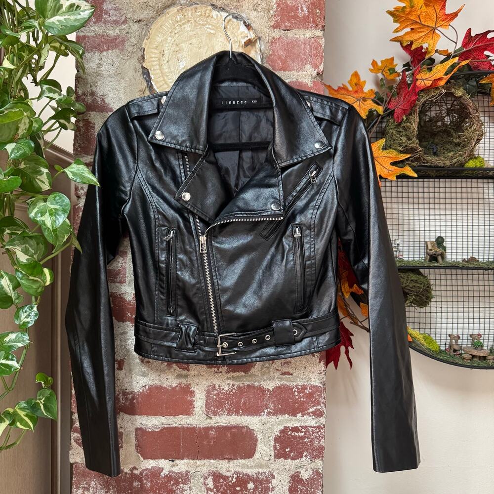 Lioness “The Zeppelin” Faux Leather Jacket XXS